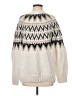 H&M Chevron-herringbone Ivory Pullover Sweater Size XS - photo 1