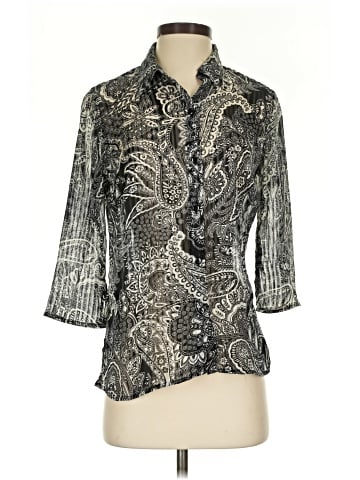 Notations 3/4 Sleeve Blouse (view 1)