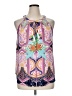 Rose + Olive Purple Sleeveless Blouse Size XL - photo 1