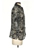 Notations 100% Polyester Paisley Silver 3/4 Sleeve Blouse Size S (petite) - photo 4