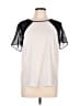 Attention 100% Polyester White Short Sleeve Top Size L - photo 1