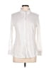 Theory 100% Pima Cotton Ivory Long Sleeve Button-Down Shirt Size L - photo 1