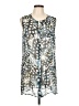 CAbi 100% Polyester Silver Sleeveless Blouse Size L - photo 1
