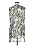 CAbi 100% Polyester Silver Sleeveless Blouse Size L - photo 2