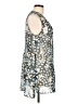 CAbi 100% Polyester Silver Sleeveless Blouse Size L - photo 4