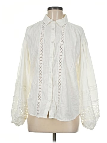 Ann Taylor Long Sleeve Blouse (view 1)