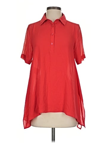 BCBGeneration Short Sleeve Blouse (view 1)