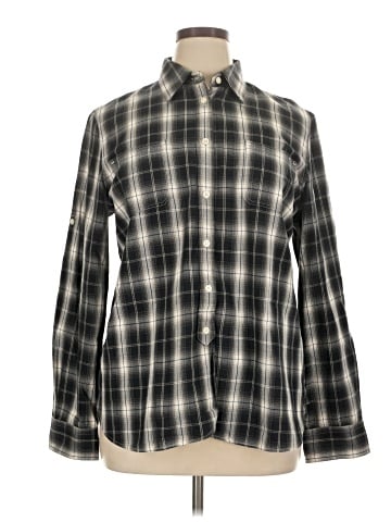 Lauren Jeans Co. Long Sleeve Button-Down Shirt (view 1)