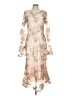 Shein 100% Polyester Tan Cocktail Dress Size 12 - photo 1