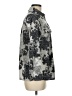 Notations Print Gray 3/4 Sleeve Blouse Size M (petite) - photo 4