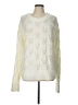 BCBGMAXAZRIA Hearts Ivory Pullover Sweater Size L - photo 1