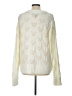 BCBGMAXAZRIA Hearts Ivory Pullover Sweater Size L - photo 2