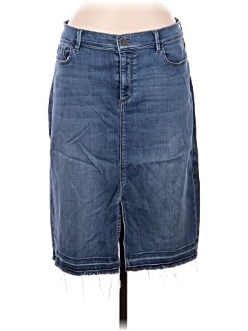 Ann Taylor Denim Skirt (view 1)