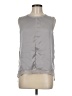 Vince. 100% Polyester Gray Sleeveless Blouse Size M - photo 1