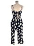 Luxology Floral Blue Jumpsuit Size L - photo 2