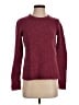 Theory 100% Wool Tweed Burgundy Wool Pullover Sweater Size S - photo 1
