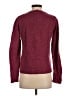 Theory 100% Wool Tweed Burgundy Wool Pullover Sweater Size S - photo 2