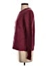 Theory 100% Wool Tweed Burgundy Wool Pullover Sweater Size S - photo 5