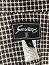 Sweet 100% Polyester Houndstooth Black 3/4 Sleeve Blouse Size 14 - photo 7