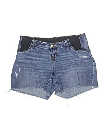 Isabel Maternity Denim Shorts (view 1)