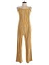 Dex Stripes Gold Jumpsuit Size L - photo 1