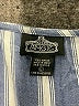 Angie 100% Rayon Stripes Blue Romper Size L - photo 4