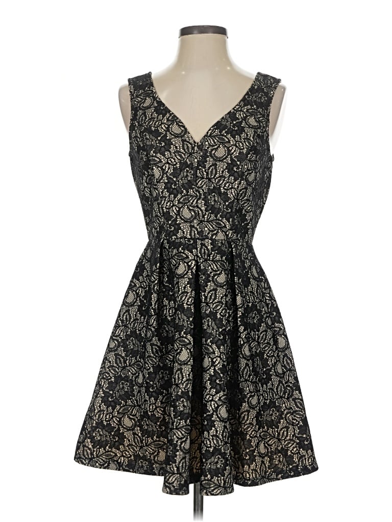 Pre-owned Blue Rain Cocktail Dress In Black