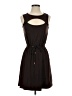 Boston Proper Solid Brown Casual Dress Size XXS - photo 1