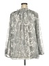 Talbots 100% Polyester Silver 3/4 Sleeve Blouse Size 20 - photo 2