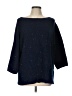 Chico's Stars Blue Pullover Sweater Size Lg (2) - photo 1
