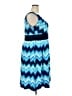DressBarn Chevron-herringbone Blue Casual Dress Size 20 - photo 4
