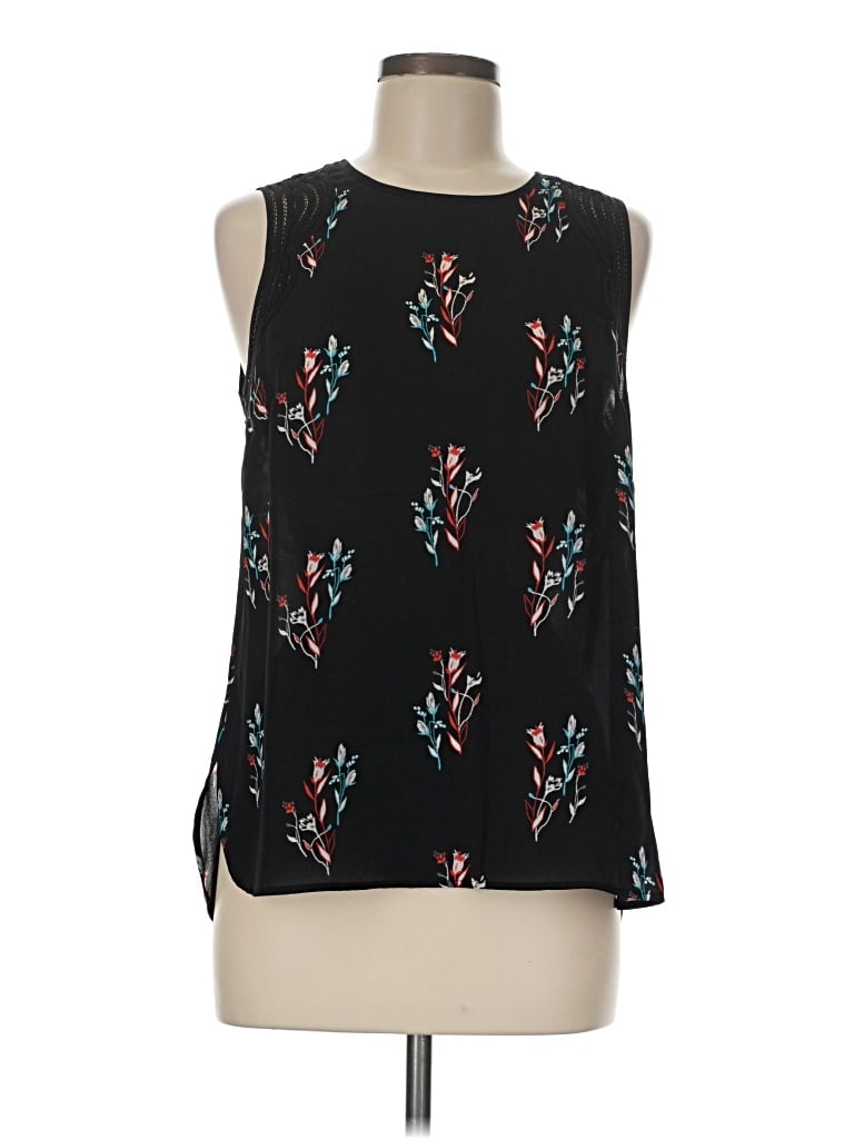 Pre-owned Daniel Rainn Sleeveless Blouse In Black