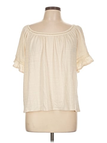 Max Studio Short Sleeve Blouse (view 1)