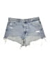 Zara Blue Denim Shorts Size 12 - photo 1