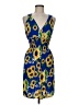 Unbranded Print Blue Cocktail Dress Size M - photo 1