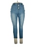 Tahari Solid Blue Jeans Size 14 - photo 1