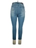 Tahari Solid Blue Jeans Size 14 - photo 2
