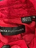Dana Buchman 100% Polyester Burgundy Coat Size 14 - photo 3