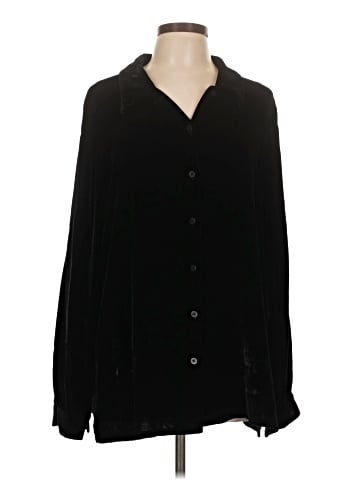 Eileen Fisher Long Sleeve Blouse (view 1)