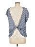 Papermoon Blue Short Sleeve Top Size M - photo 2