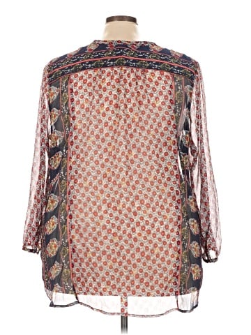 Lucky Brand 3/4 Sleeve Blouse (view 2)