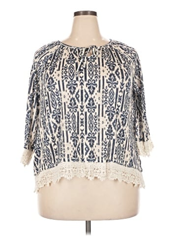 Style&Co 3/4 Sleeve T-Shirt (view 1)