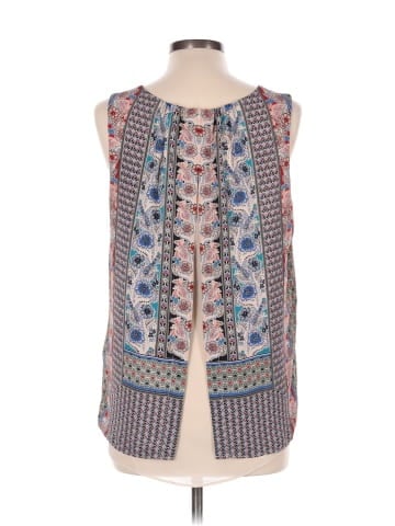 Rose + Olive Sleeveless Blouse (view 2)