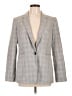 DKNY Checkered-gingham Gray Blazer Size 12 - photo 1