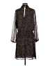 Veronica M. 100% Polyester Animal Print Brown Casual Dress Size M - photo 2