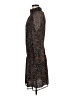 Veronica M. 100% Polyester Animal Print Brown Casual Dress Size M - photo 5