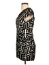 Parker 100% Polyester Graphic Ivory Black Cocktail Dress Size 4 - photo 5
