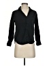 Everlane Black 3/4 Sleeve Button-Down Shirt Size 2 - photo 1
