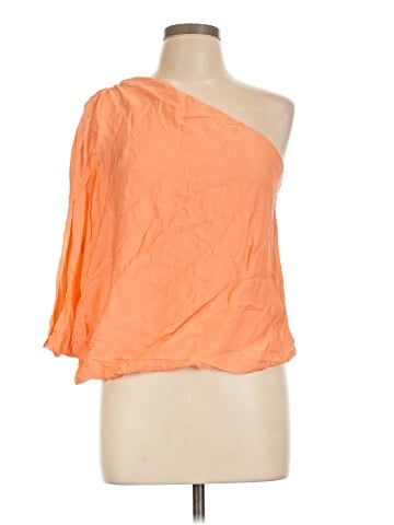 Alice + Olivia 3/4 Sleeve Silk Top (view 1)