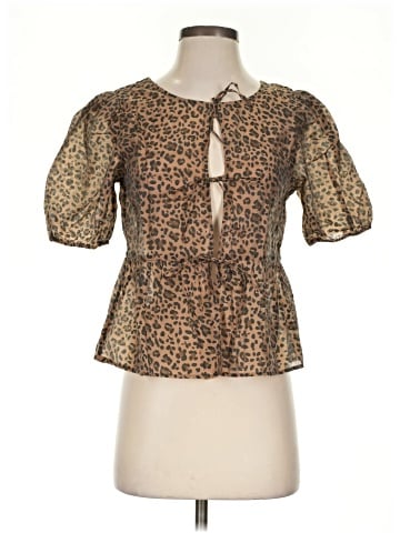American Eagle Outfitters Short Sleeve Blouse (view 1)